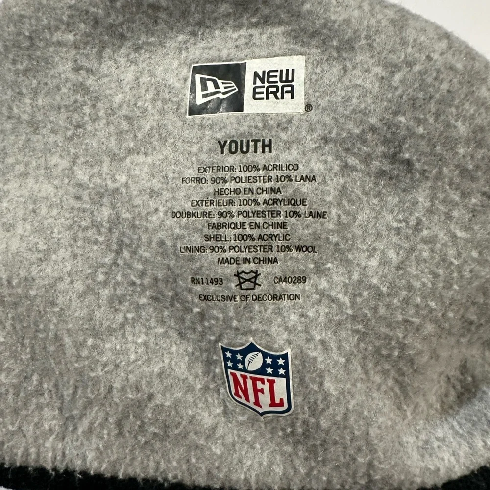New Orleans Saints New Era NFL Beanie POM Knit Hat Youth Size Hat